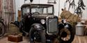 vintage car on display at the Z-museum in Nissedal