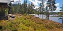 Sandvanns cabin with view of lake Sandvann