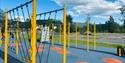 the playground at Nesøya Activity Park in Notodden