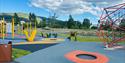 the playground at Nesøya Activity Park in Notodden