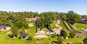 oversikt over forskjellige sklier på Foldvik familiepark