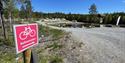 the cycle path cultural round passes the Wilderness Adventure motorhome parking