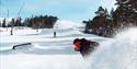 snowboardkjører på Gautefall skisenter