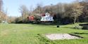 house, grass and playground on Stokkøya