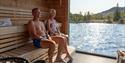 Floating sauna