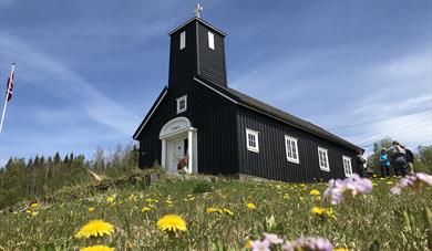 grorud kapell, blomster og grønt