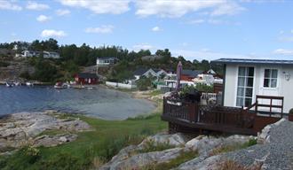 Kjønnøya camping i Bamble kommune.