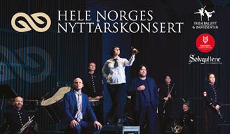Plakat Hele Norges Nyttårskonsert 2023