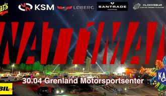 plakat til arrangement på Grenland Motorsportsenter