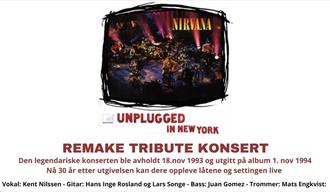 plakat til "Nirvana unplugged"