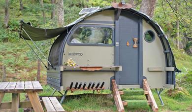 Pods at Hulfjell farm