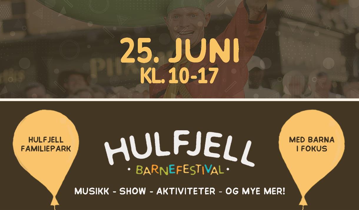 Plakat Hulfjell barnefestival