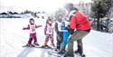 children at Vrådal Panorama ski center