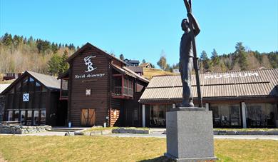 museum building of Norwegian Ski Adventure in Morgedal 