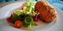 fransk inspirerte matretter serveres på på Merci Restaurant i Porsgrunn