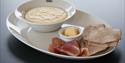 sour cream porridge with bacon at Vierli cafeteria