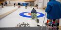 Curling rink in Skien leisure park
