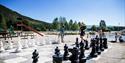 chess game at Straand Sommerland in Vrådal