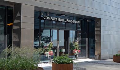 entrance to Comfort Hotel Porsgrunn