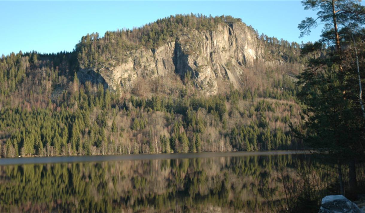 bergformasjoner dannet for 300 millioner år siden ved øvrebøtjern i Siljan