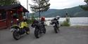 on a motorcycle trip in Vrådal, Telemark
