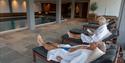 Relax at the wellness area