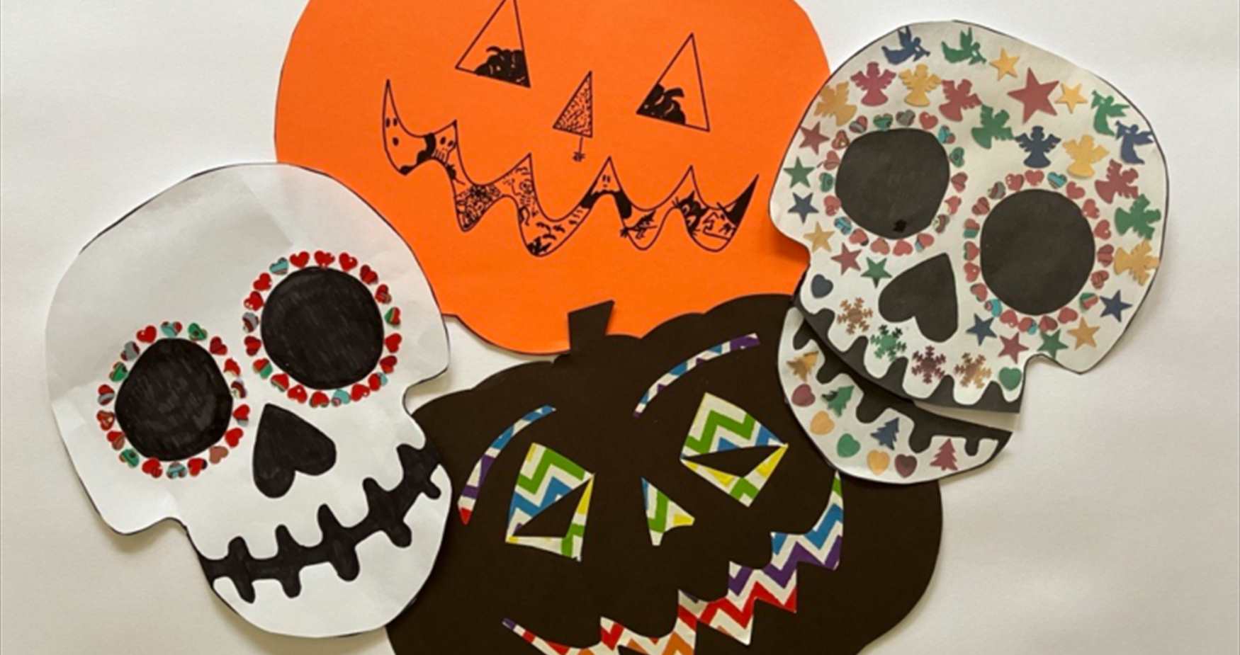 Cut out halloween faces