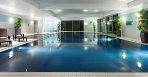 Swimming pool at Quad Wellness & Spa, Crowne Plaza Marlow