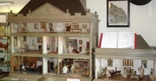 Dolls House in Tolsey Museum at Burford