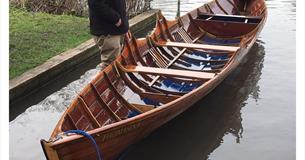 Boat restored on the Thames