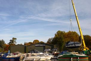 Picture of boatyard
