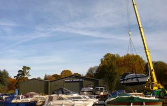 Picture of boatyard
