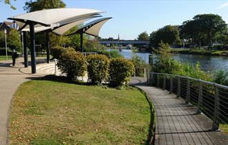 Staines Riverfront credit Spelthorn Borough Council