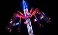 Fairground ride at Ascot Racecourse: Fireworks Spectacular Family Raceday