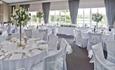 Dining room set out for Wedding - Henley Greenlands Hotel
