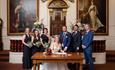 The Windsor Guildhall wedding party (image Abi Moore)