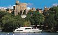 Le Boat on the River Thames - in front of Windsor Castle