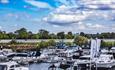 View of Racecourse Marina, River Thames