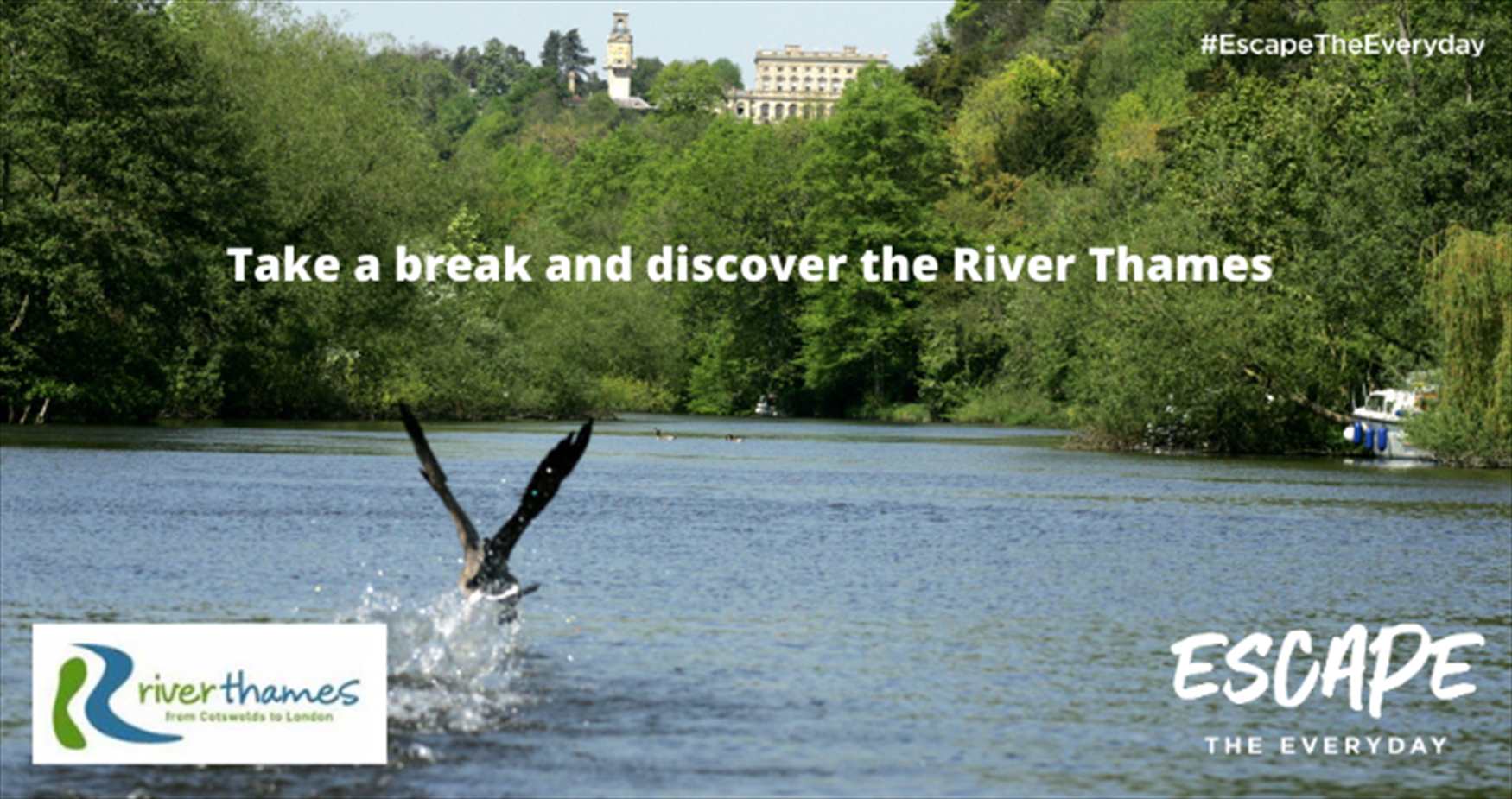 Escape the Everyday and take a break along the River Thames this Spring/Summer