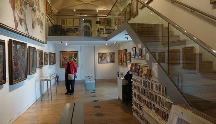 Interior of the Stanley Spencer Gallery, Cookham