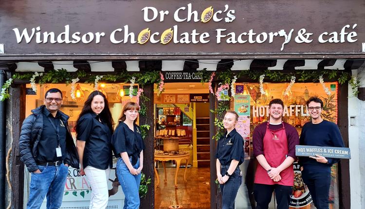 Exterior of Dr Choc's Windsor Chocolate Factory & Cafe