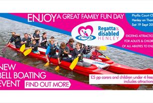 Advert for the Regatta for the Disabled - a great family day out.