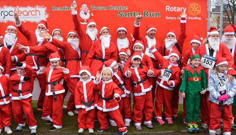 Reading Santa Charity Run