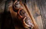 Fazenda Rodizio Bar & Grill meat ready to be cut.