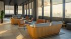 A sofa area on the top floor of the 360 bar.