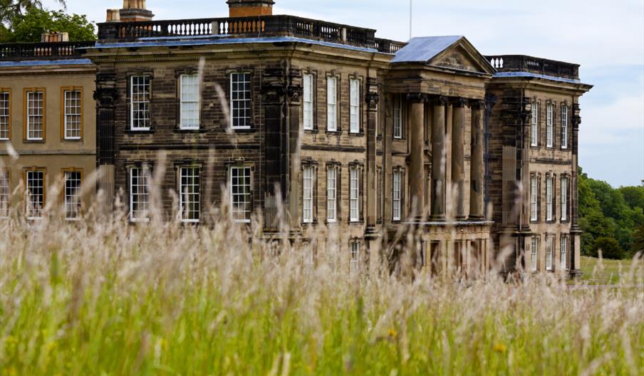 A view of the house at Calke Abbey