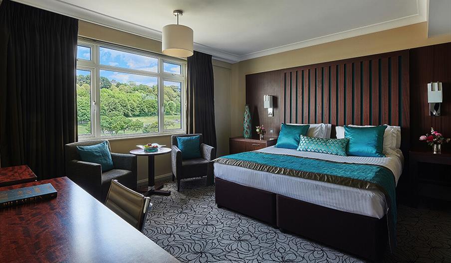 double bedroom at Grand Jersey Hotel and Spa