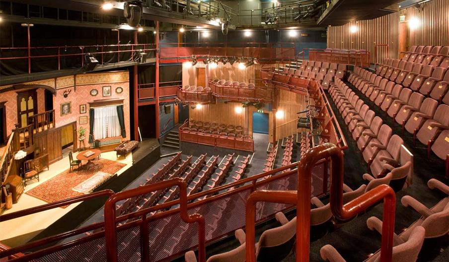 The auditorium and stage at Theatre by the Lake