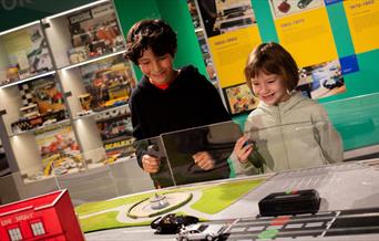 Children looking at the exhibits at The WonderWorks