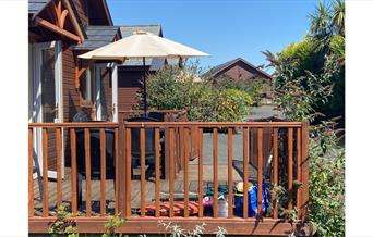 decking at tudor lodge